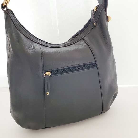 Tignanello Since 1989 Genuine Leather Black Shoulder Bag - Picture 9 of 15